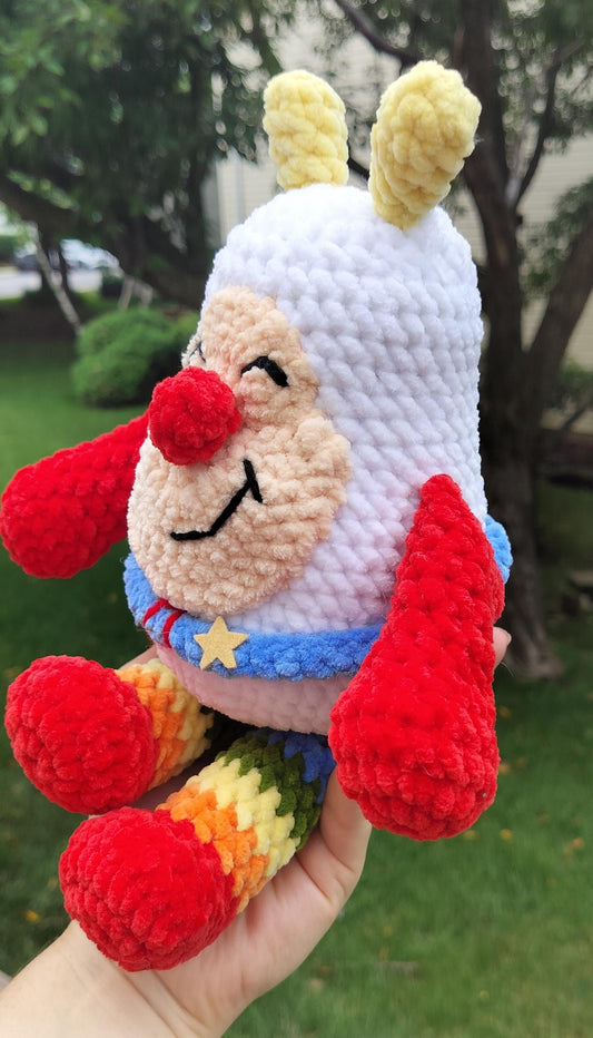 Handmade Crochet Amigurumi Sprite plushie