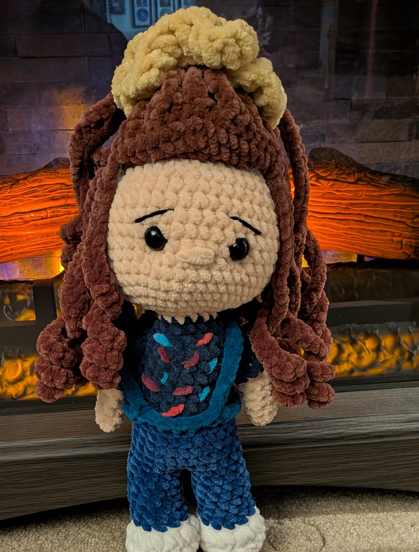 Handmade Crochet Eleven Doll