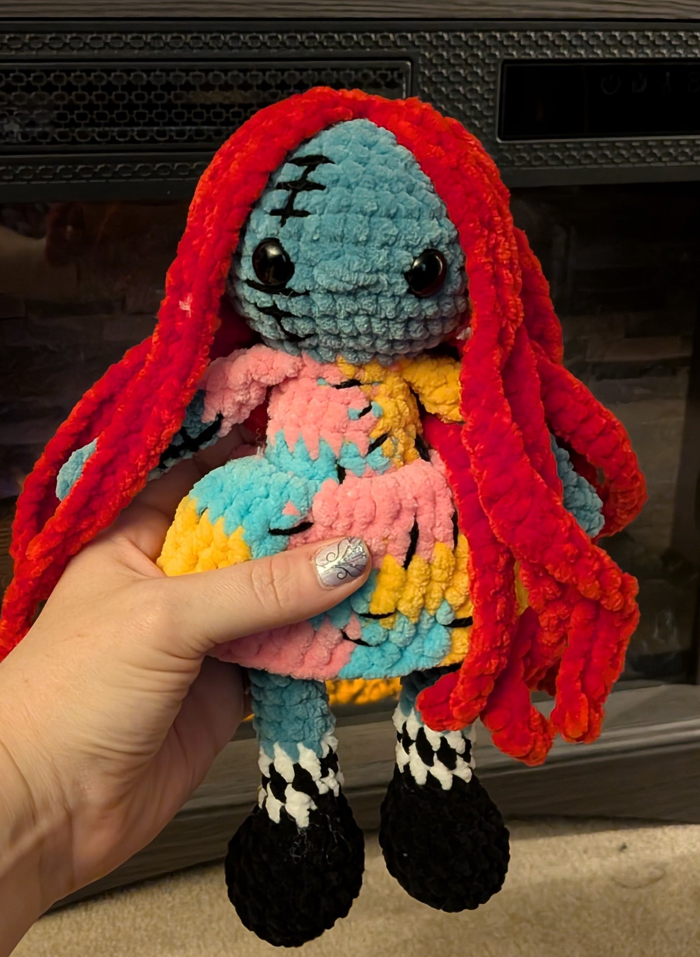 Handmade Crochet Sally Doll