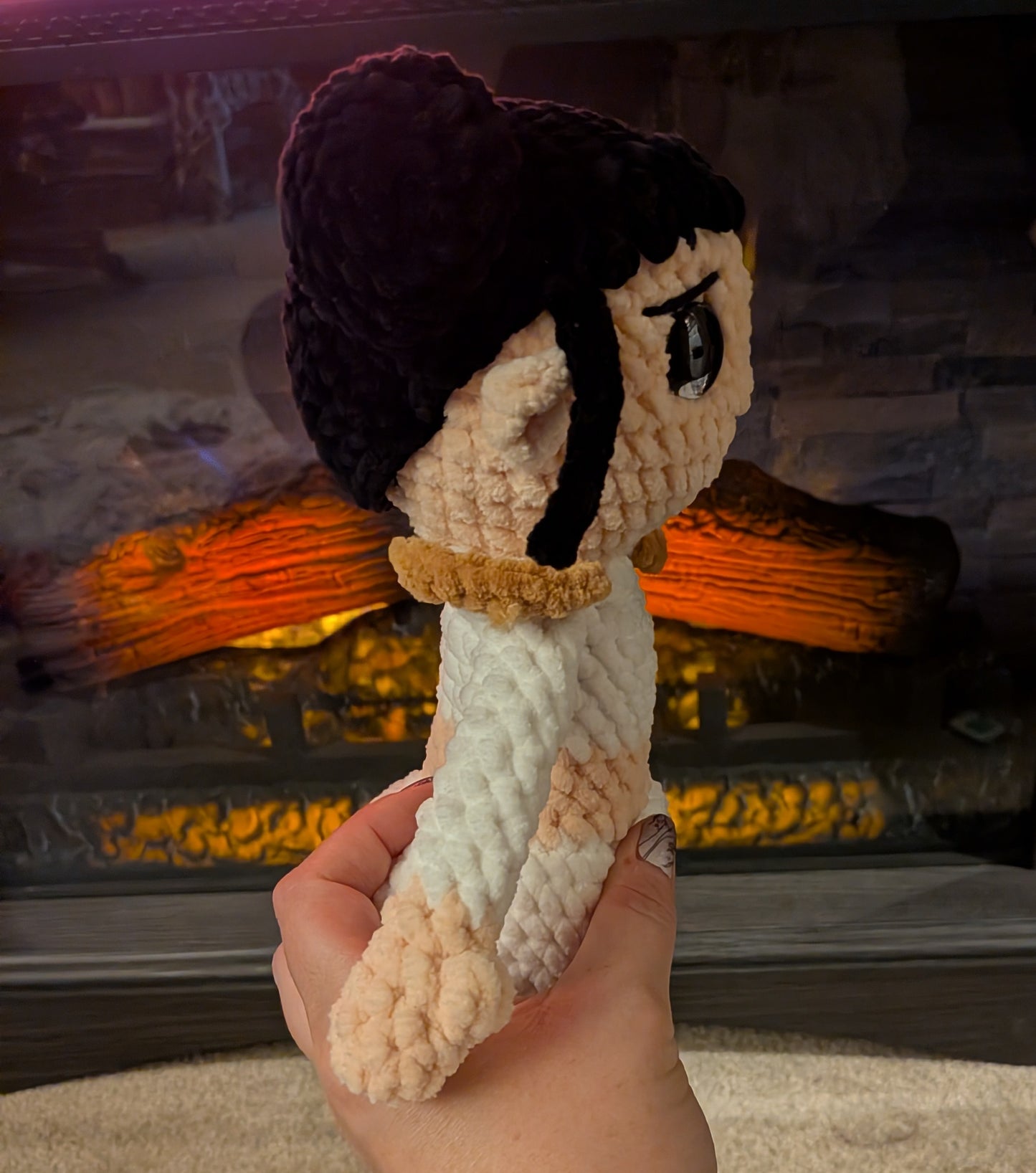 Set of 3 K-Pop Demon Hunter “Huntr/x” Crochet Dolls – Handmade Plush Collectibles